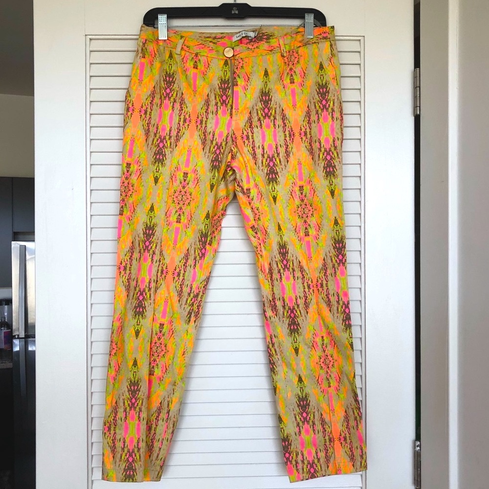 Lucy & Co. Casual Colorful Tribal Pants